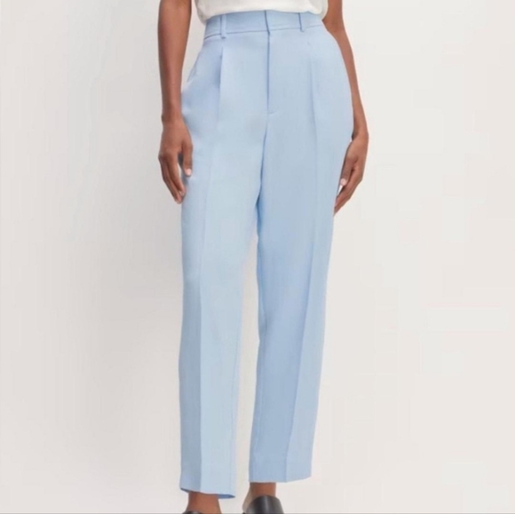 Everlane Pants - Everlane Triacetate Way-High Tapered Pant - 10